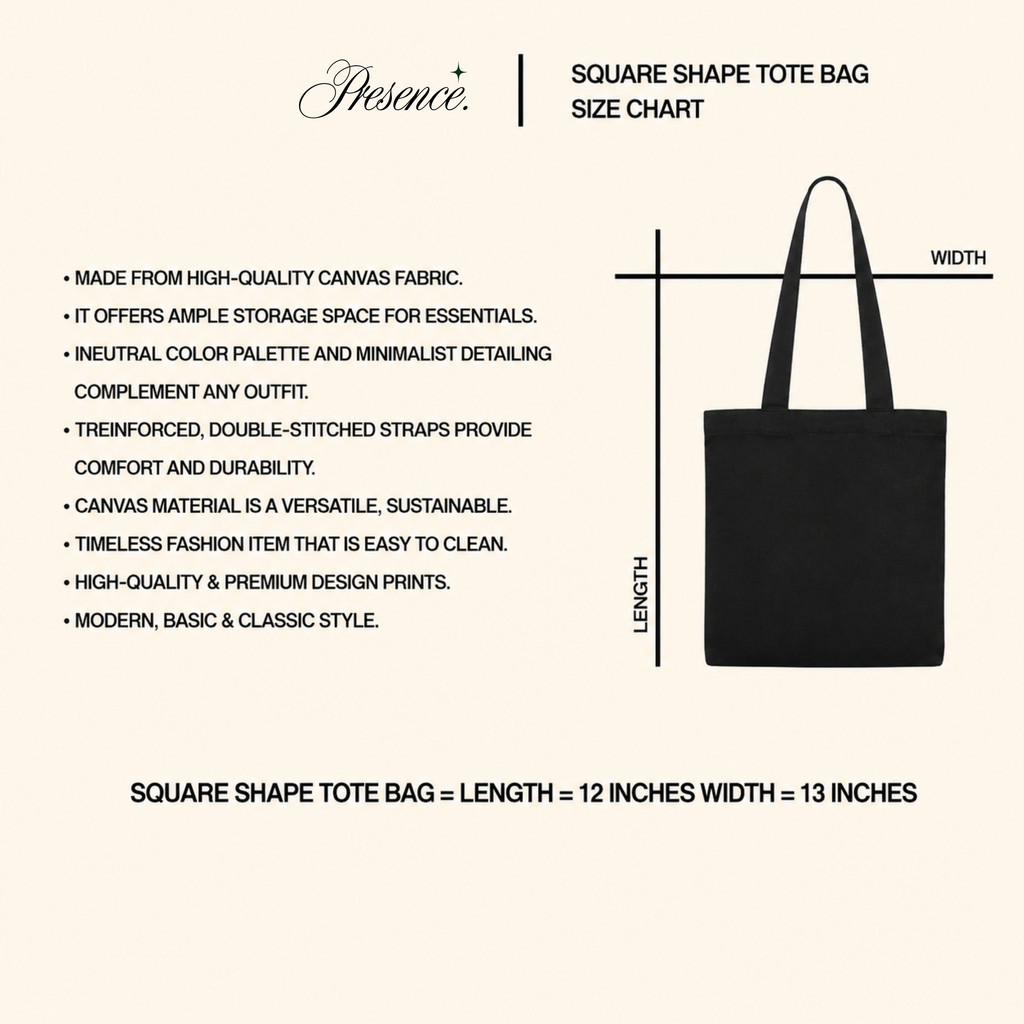 PRSNC TOTE SQUARE